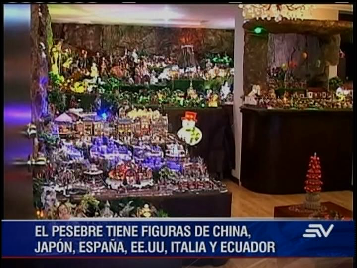 Las familias ecuatorianas que celebran Navidad con pesebres gigantes