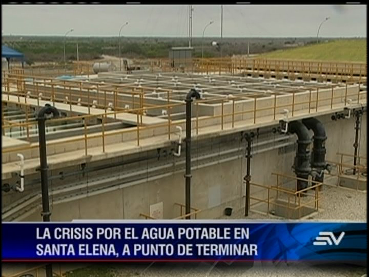 Levantarán emergencia por desabastecimiento de agua en Santa Elena