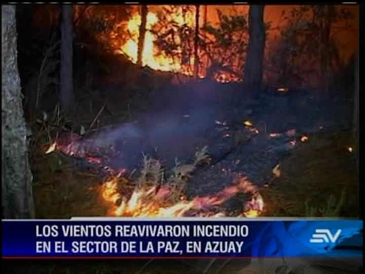 11 incendios afectaron Cañar y Azuay durante el fin de semana