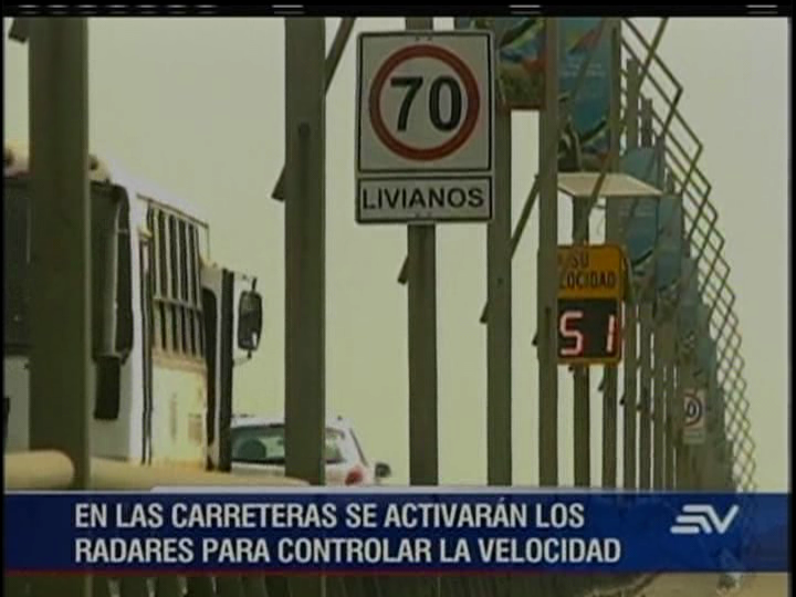 Fotomultas comenzarán a funcionar durante feriado en carreteras de Guayas
