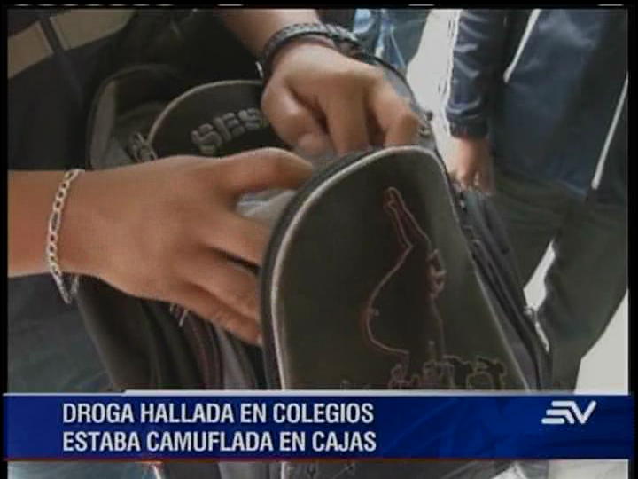 Operativos antidrogas se extienden a colegios en Pastaza