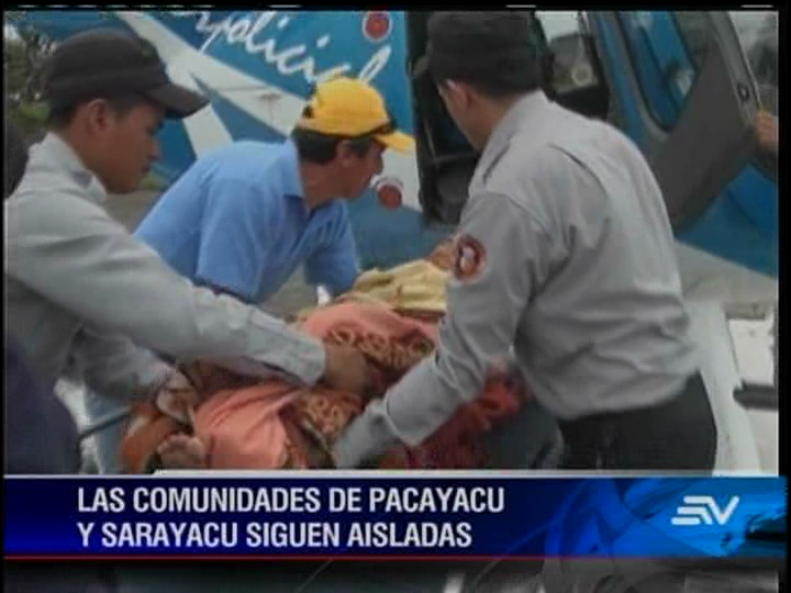 Llega la ayuda para 40 comunidades damnificadas en Sarayaku