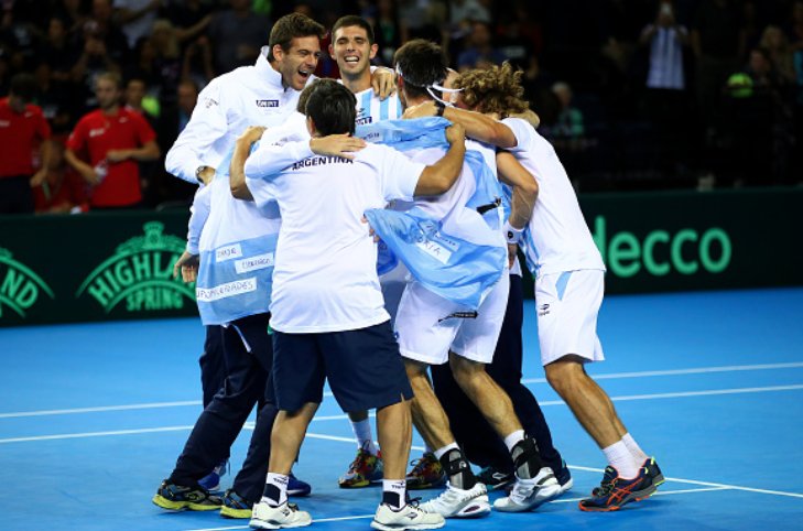 Argentina inicia defensa de título de Copa Davis sin Del Potro