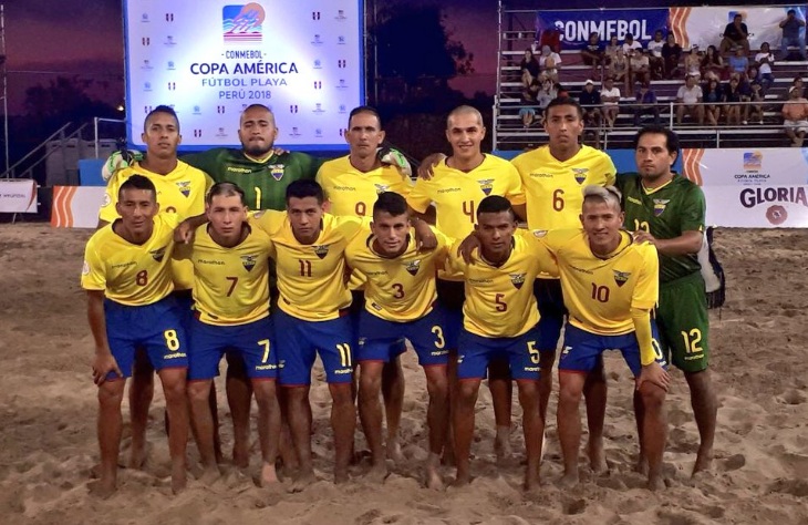 Ecuador debutó con victoria en Copa América de Fútbol Playa