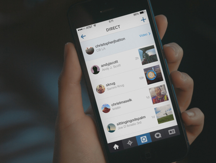 Instagram Direct integra fotos y videos que desaparecen en chats privados
