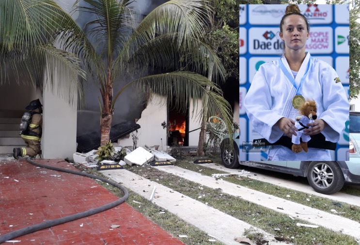 Tricampeona de judo murió tras explosión en su hogar