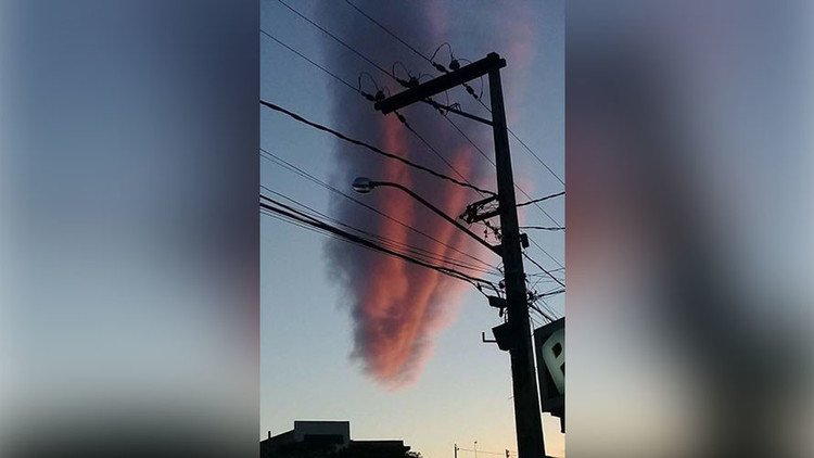 La nube apocalíptica que asombra en Brasil