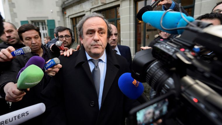 Michel Platini fue puesto en libertad