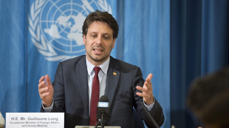 Canciller representará a Ecuador en la Asamblea General de la ONU