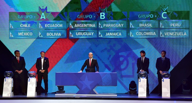 Calendario de la fase de grupos de la Copa América 2015