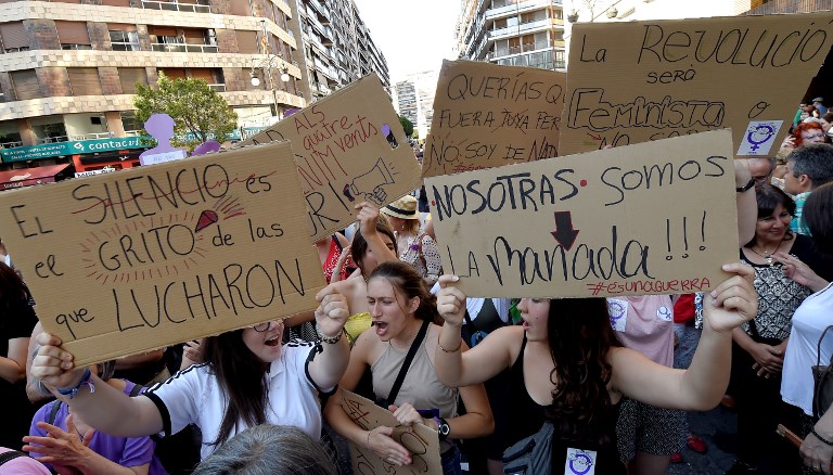 España sale a las calles a protestar liberación de &quot;La Manada&quot;