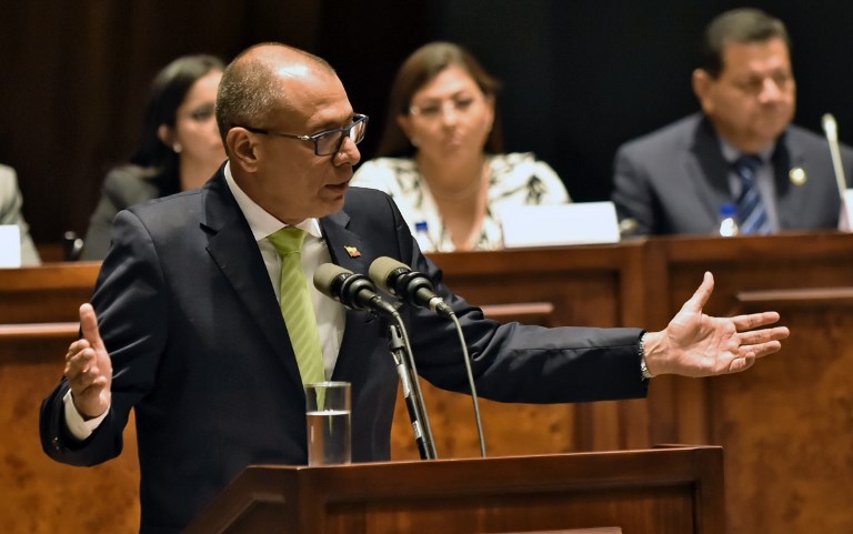 Vicepresidente, Jorge Glas, pide ampliar investigación de caso Odebrecht