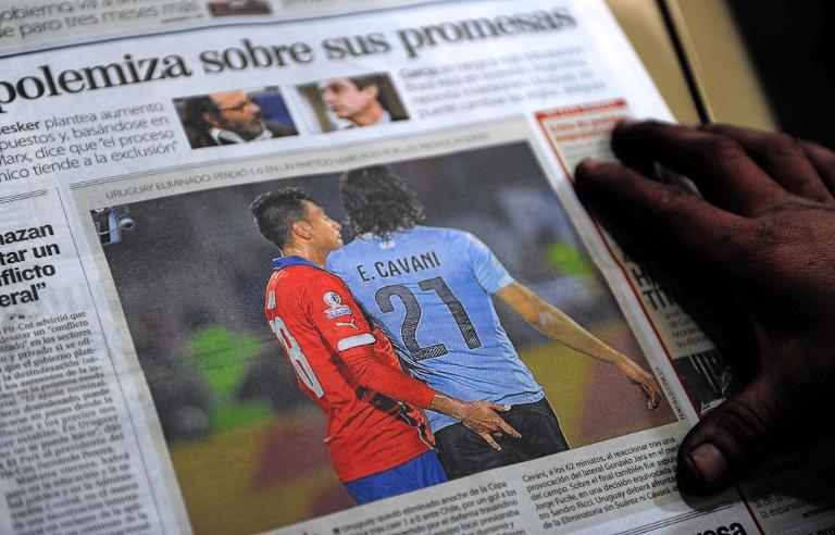 Guerra de denuncias entre Chile y Uruguay por incidentes en duelo de cuartos de la Copa