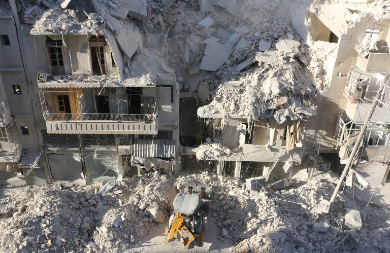 Mortífera oleada de bombardeos se abate sobre la ciudad de Alepo