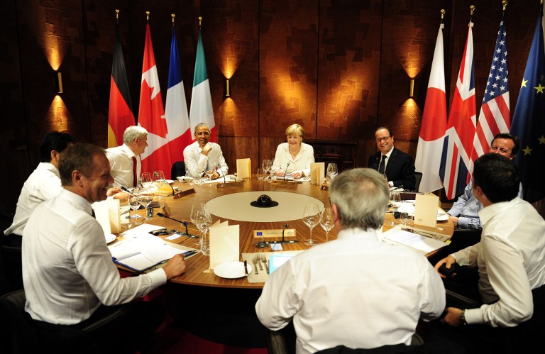 El G7 comienza con un mensaje de firmeza frente a Moscú por la crisis en Ucrania