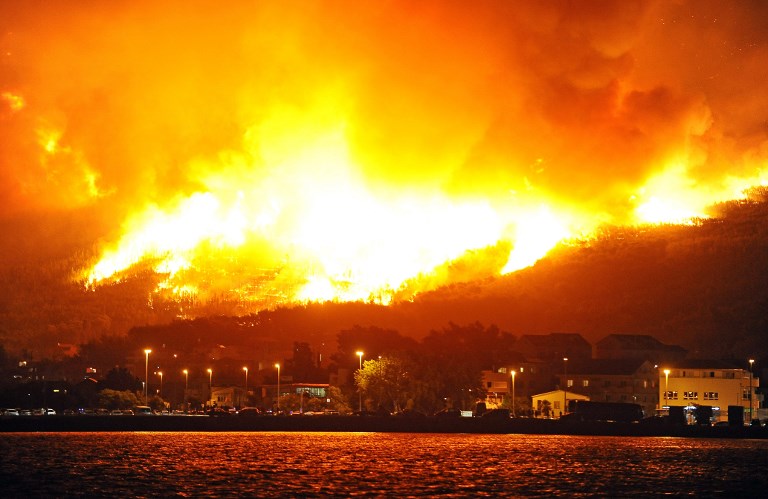 Incendios forestales se registran en varios países del sur de Europa