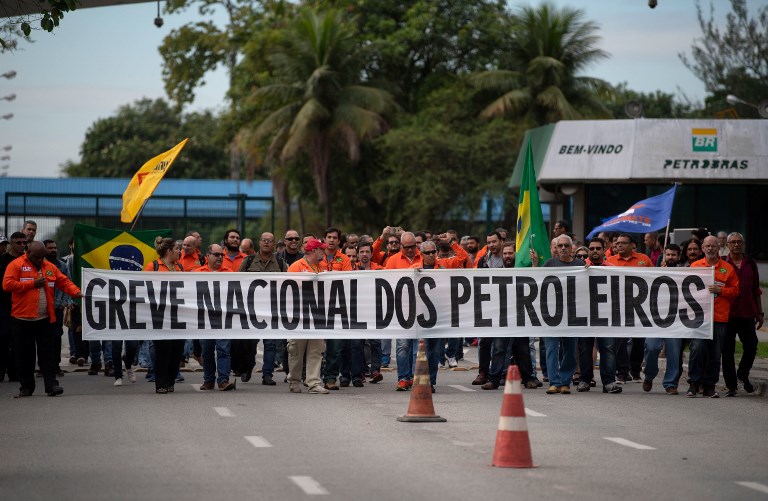 Brasil: petroleros en huelga, otro frente de crisis