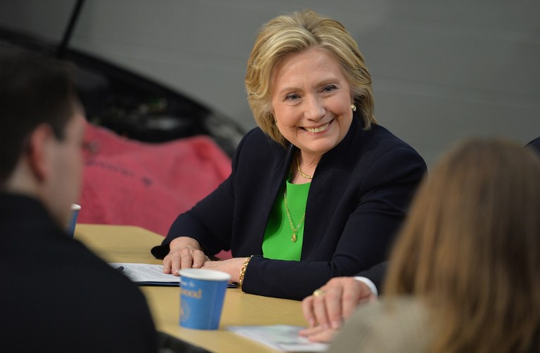 Hillary Clinton en Iowa, un poco más cerca de los &quot;estadounidenses comunes&quot;