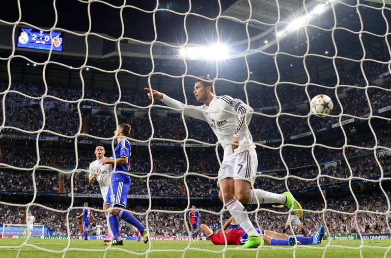 El Madrid debuta en la Champions con goleada al Basilea
