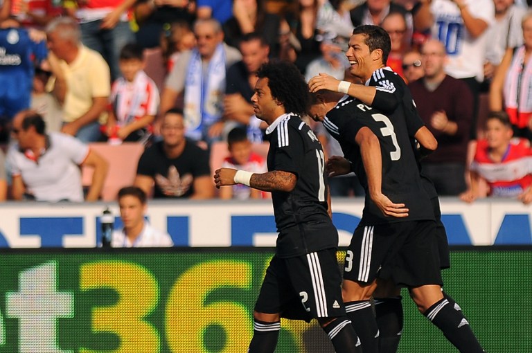 Real Madrid golea 4-0 en Granada con &#039;doblete&#039; de James Rodríguez