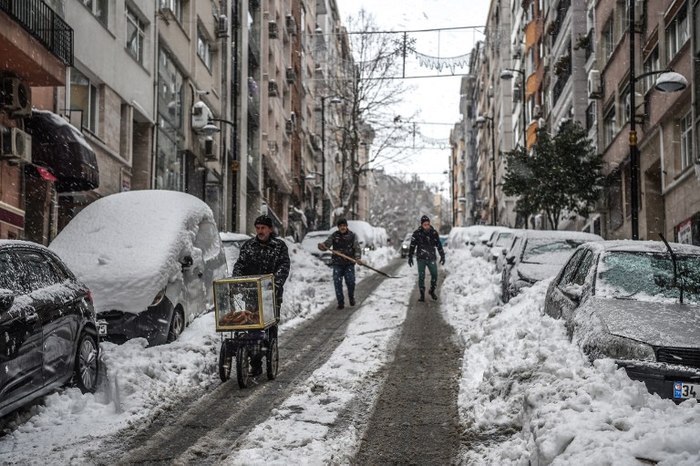 Casi 60 muertos por ola de frío en Europa