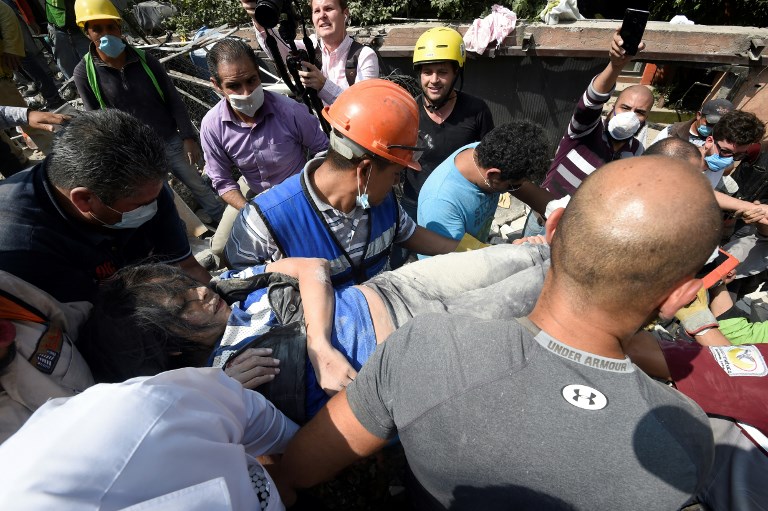 Fuerte sismo de 7,1 grados deja más de 100 personas fallecidas en México