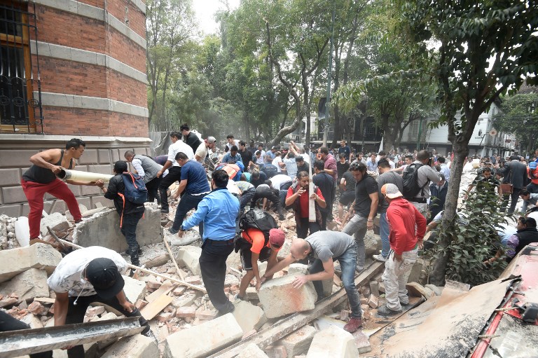 Sismo de 7,1 sacude la Ciudad de México, a 32 años del terremoto que destruyó la capital