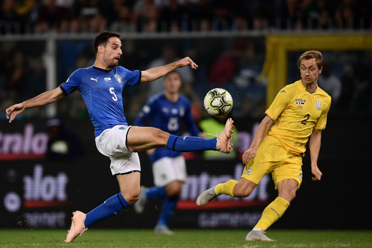 Italia empata con Ucrania en partido amistoso
