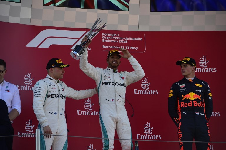 Hamilton vuelve a ganar en el Gran Premio de España