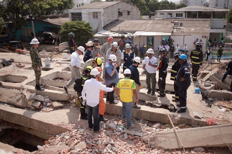 Aumentan a 20 los muertos por colapso de edificio en Colombia