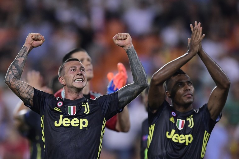 Juventus vence a Valencia y sufre la expulsión de Cristiano