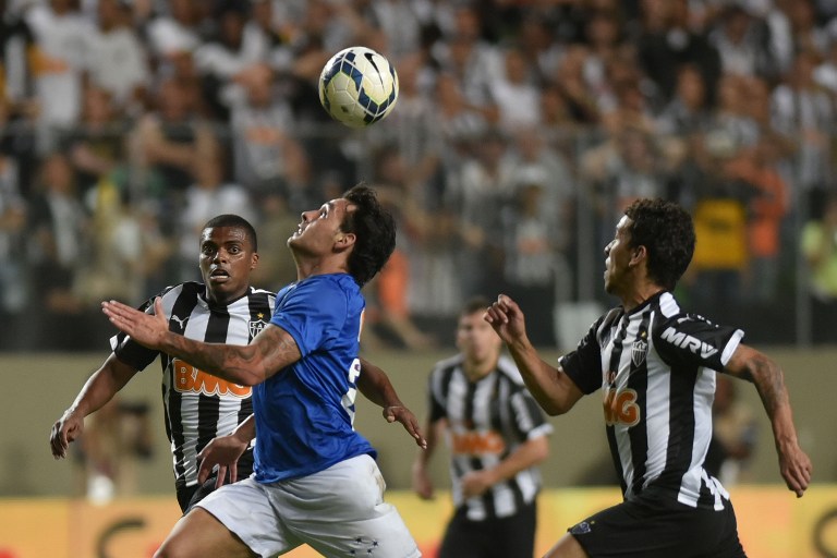 El Atlético Mineiro derrota 2-0 al Cruzeiro en ida de final de Copa de Brasil