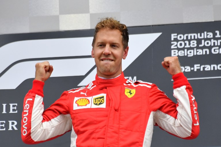 Sebastian Vettel gana el Gran Premio de Bélgica