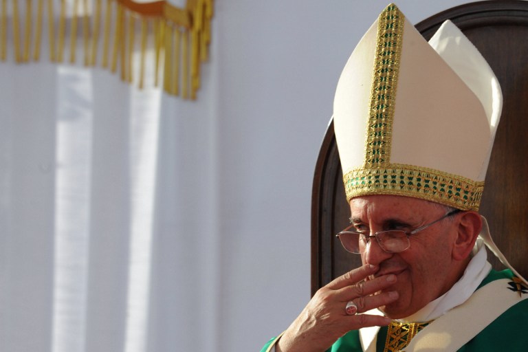 El papa Francisco llama a decir no a la corrupción y a la ilegalidad