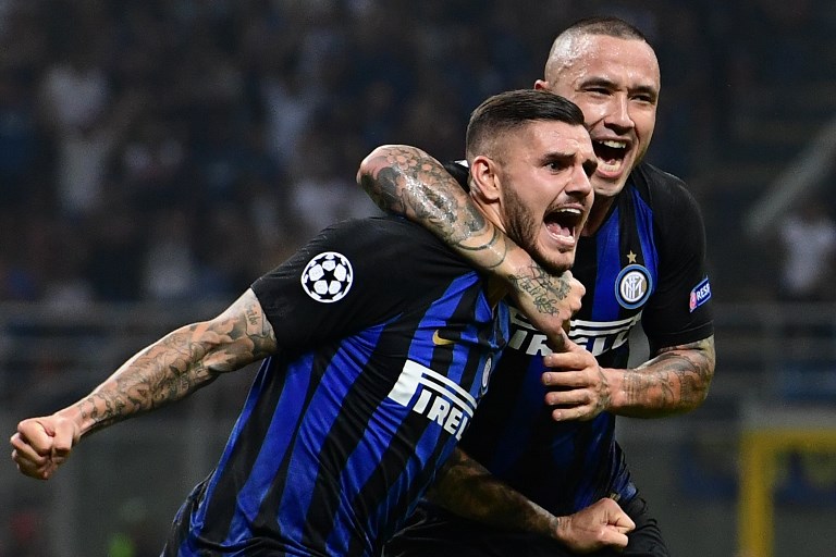 Inter de Milan regresa a la Champions con victoria agónica