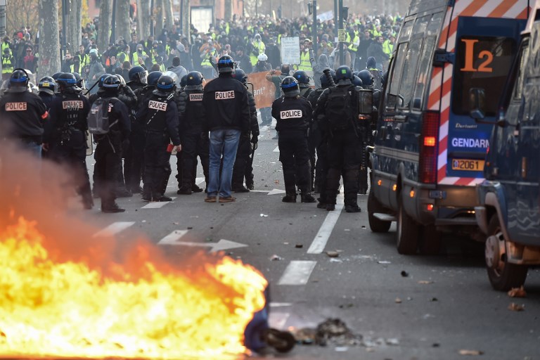 Casi 1.400 detenidos durante protestas en Francia