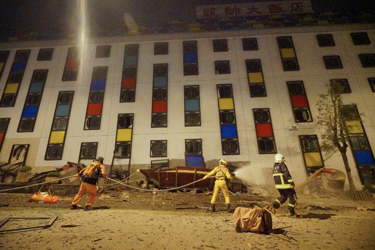 Dos muertos y más de 100 heridos en un terremoto en Taiwán