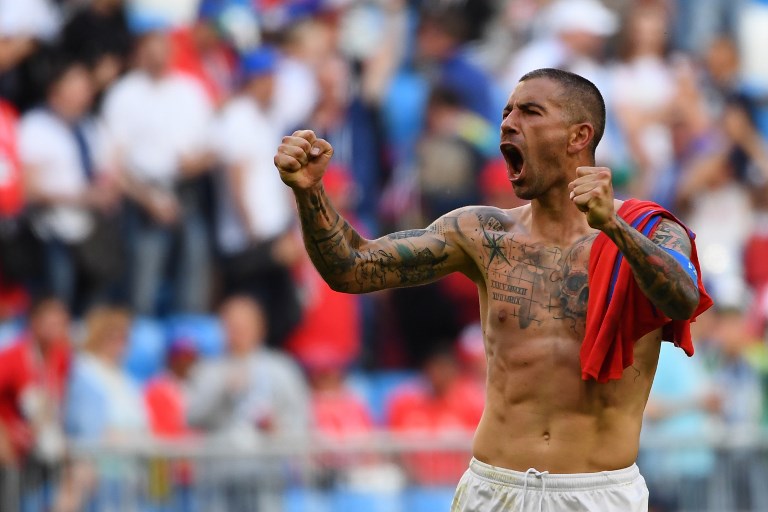 A Serbia le bastó un tiro libre para vencer a Costa Rica
