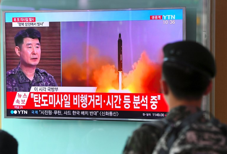 Corea del Norte dispara misil balístico que cayó en el Mar de Japón