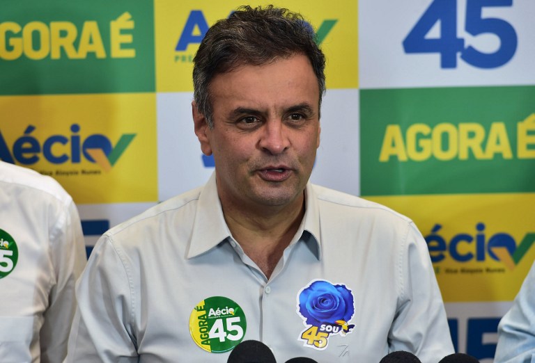Brasil: opositor Neves mantiene leve ventaja sobre Rousseff
