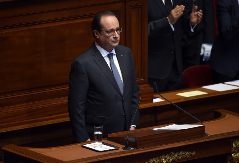 Hollande anuncia más ataques en Siria y pide medidas excepcionales al Parlamento