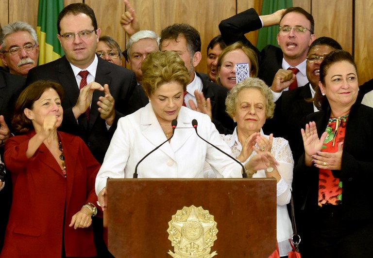 Dilma Rousseff llama a movilizaciones para enfrentar el &quot;golpe&quot;