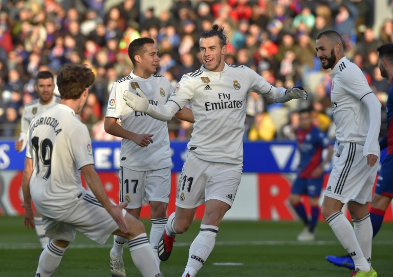 Real Madrid vence por la mínima diferencia al colista de la liga española