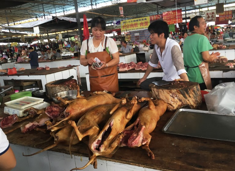 Los consumidores de carne de perro defienden su fiesta en China