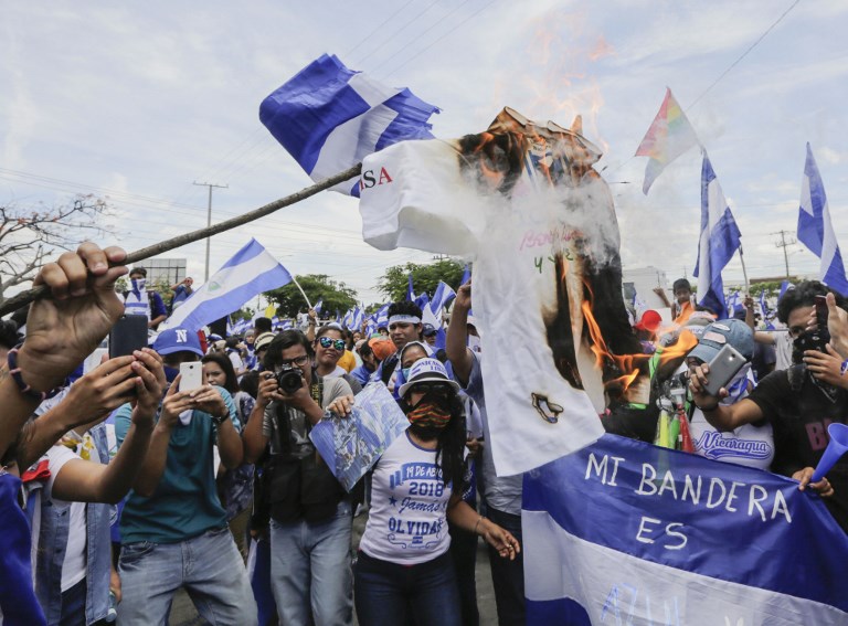 Marchan en Nicaragua para pedir libertad de presos políticos
