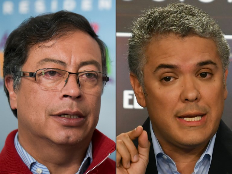 El uribista Duque y el izquierdista Petro irán a segunda vuelta en Colombia