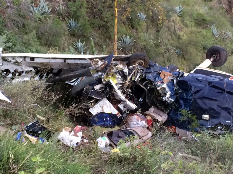 Mueren siete personas en Colombia al estrellarse avioneta en que viajaban