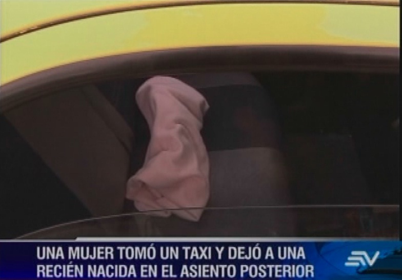 Abandonan a una recién nacida en un taxi en Cotopaxi