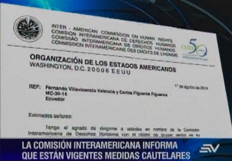 CIDH pide al Ecuador un informe sobre el caso de Carlos Figueroa