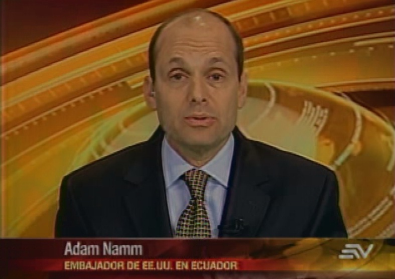 Namm: soy muy optimista de las relaciones entre Ecuador y Estados Unidos
